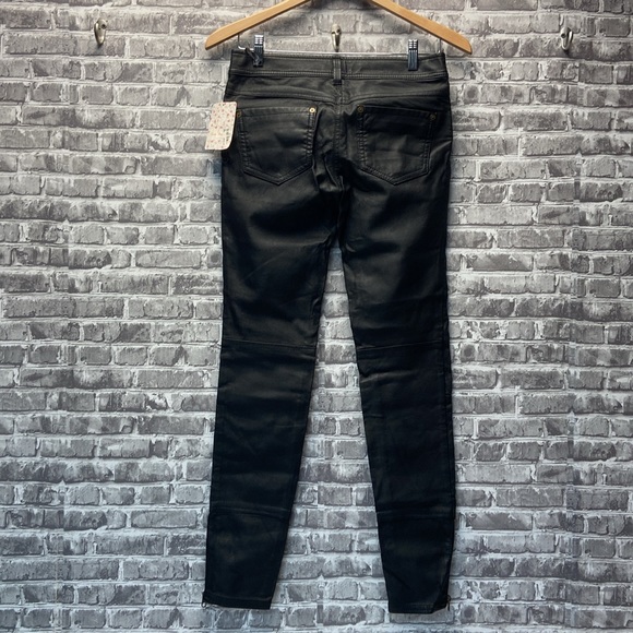 NWT Free People faux leather pants - Picture 6 of 9